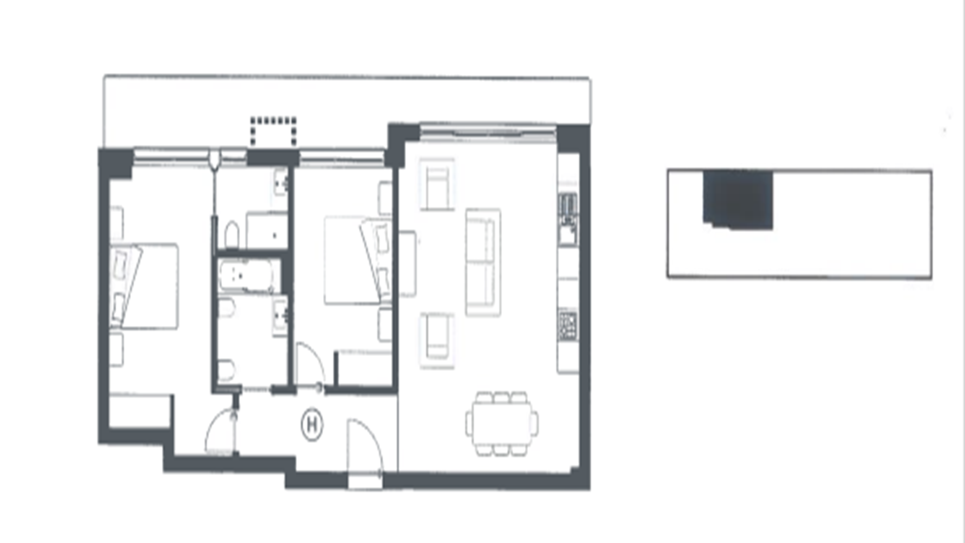 2 bedroom apartment FR-H in Praia da Consolação in Peniche