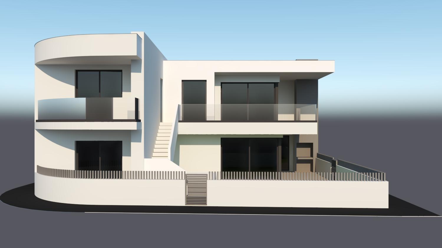 Plot with approved project for 5-bedr. house in Ferrel