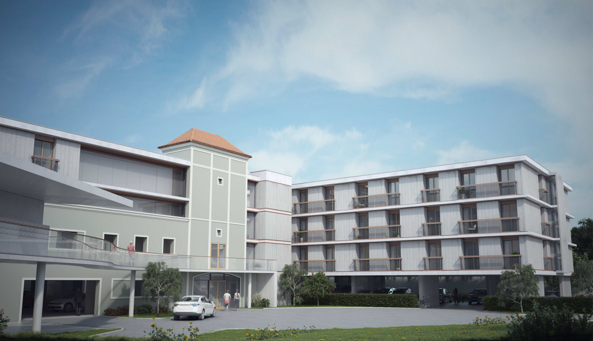 House Factory development: 2 bedroom apartments with balconies in Paranhos