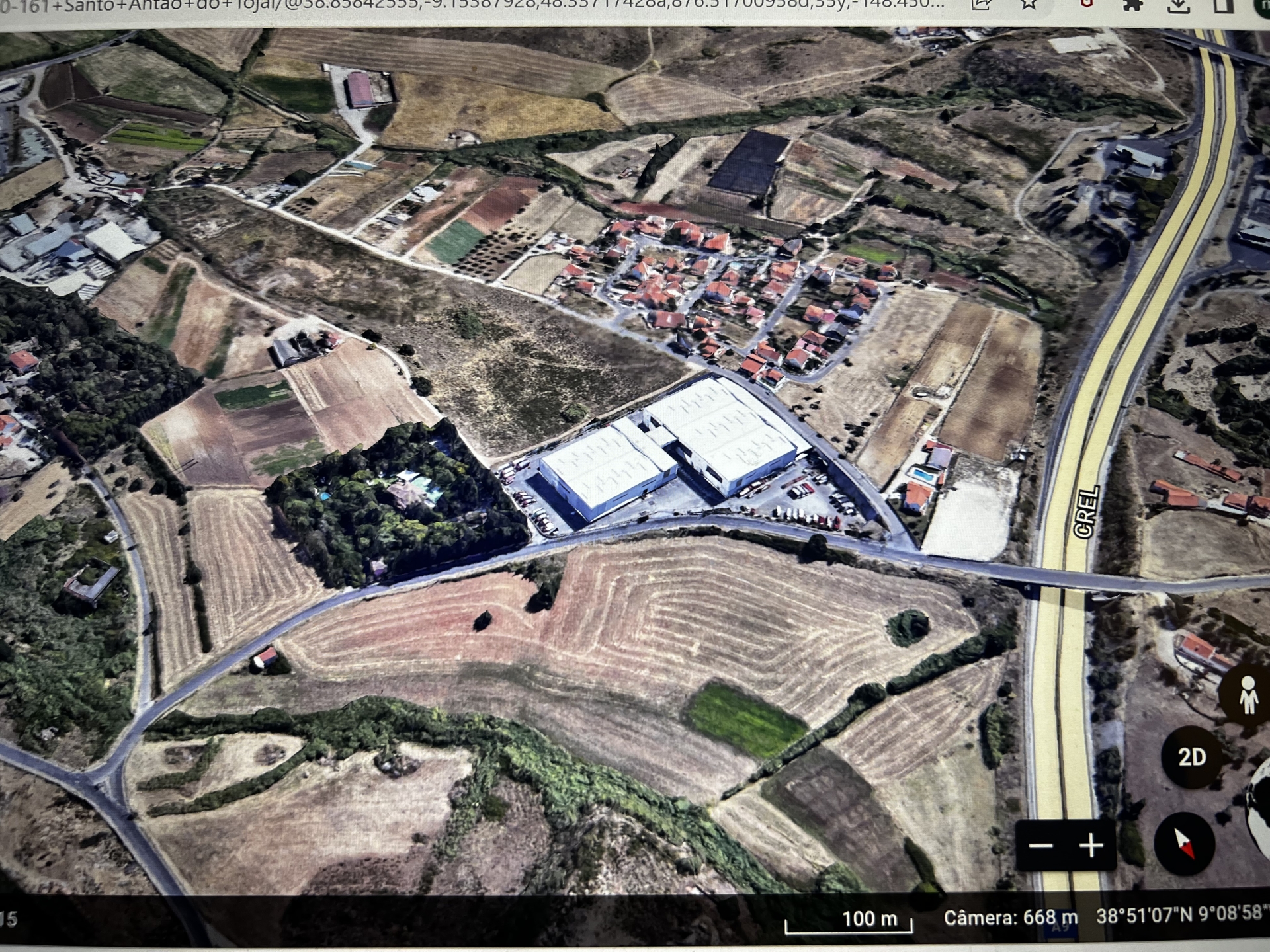 Land for industrial construction with 92000 m2 in São Julião do Tojal - Loures close to the Lisbon supply market