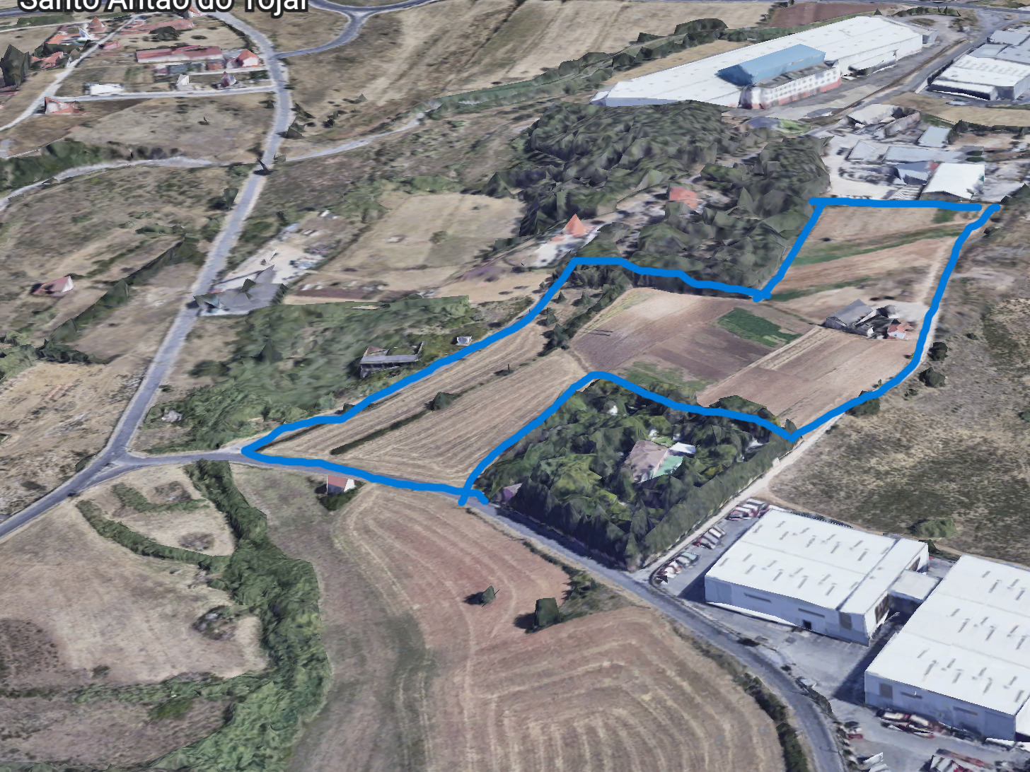 Land for industrial construction with 92000 m2 in São Julião do Tojal - Loures close to the Lisbon supply market