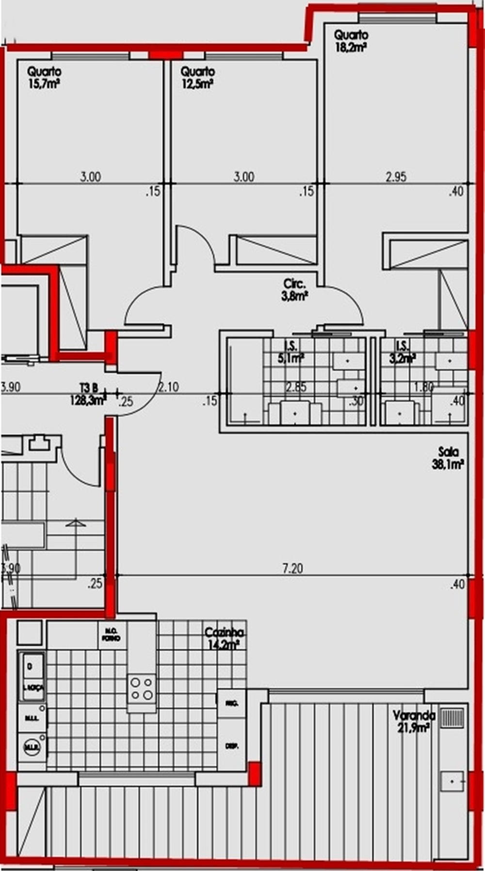 Urbanization Torres do Palácio, T3, 2nd floor with balcony and box