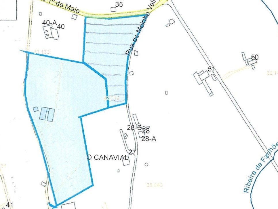 Land for industrial construction with 92000 m2 in São Julião do Tojal - Loures close to the Lisbon supply market