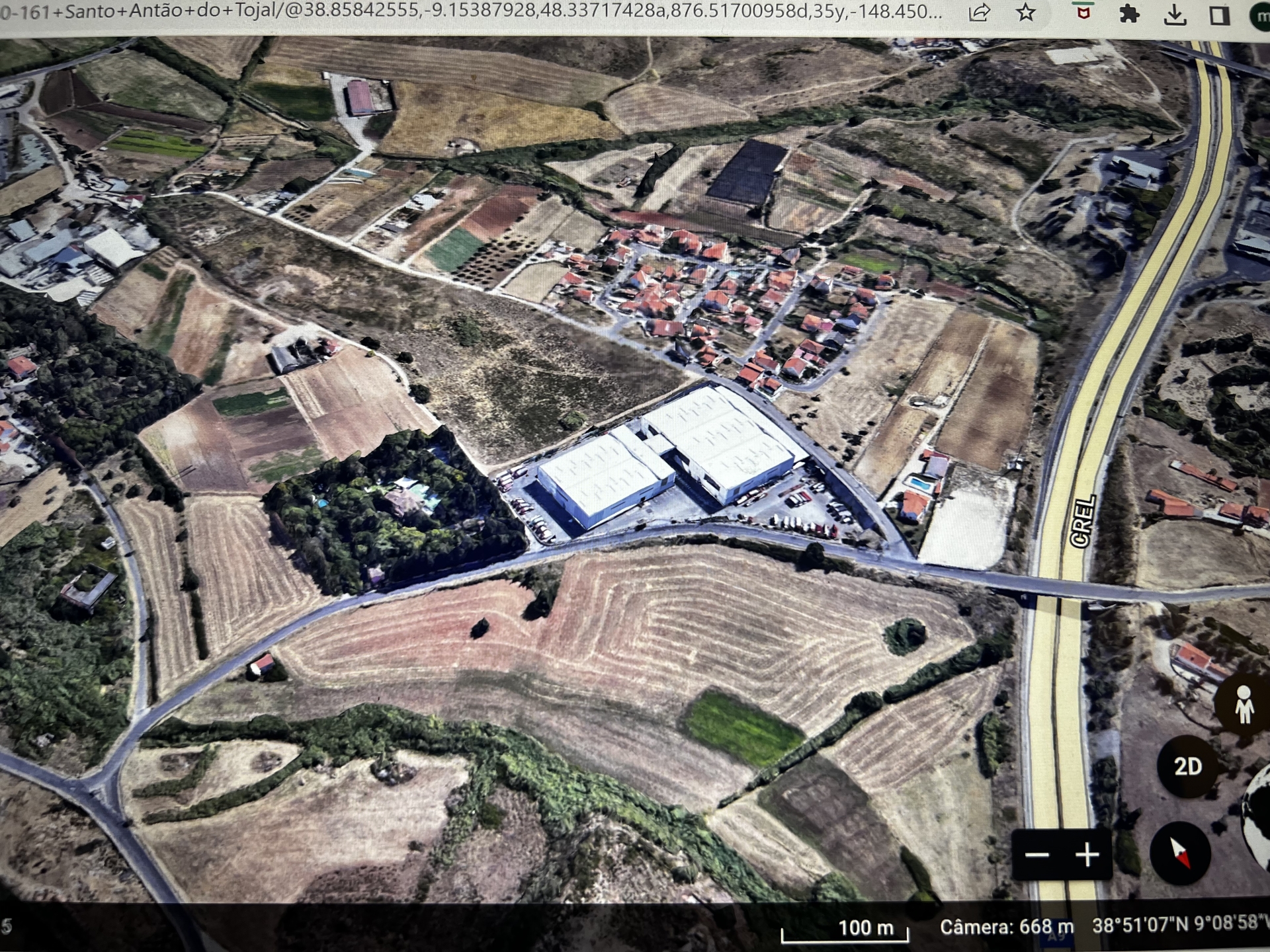 Land for industrial construction with 92000 m2 in São Julião do Tojal - Loures close to the Lisbon supply market