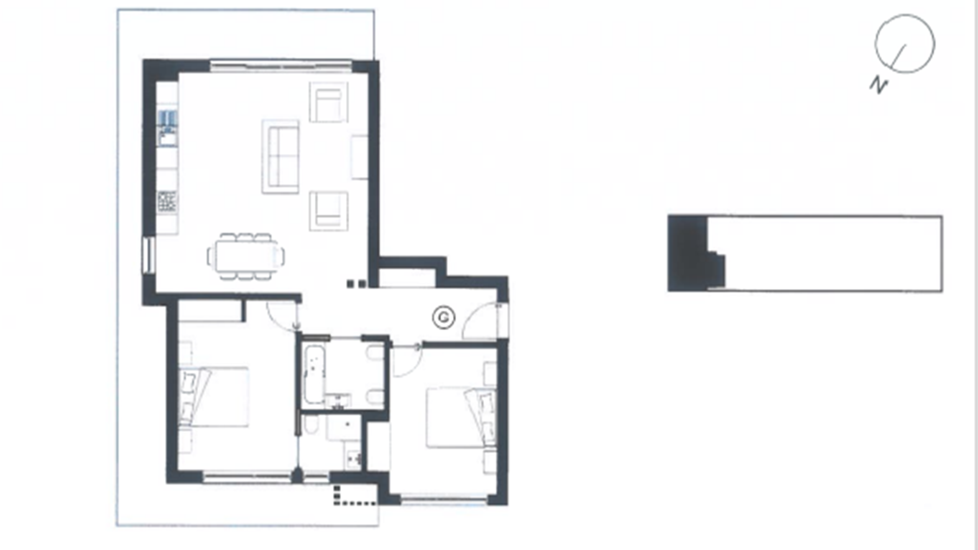 2 bedroom apartment Fr-G in Praia da Consolação in Peniche